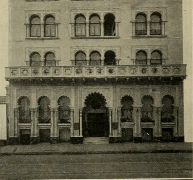 An illustration from The Architect & engineer of California and the Pacific Coast, 1905, leaf 13