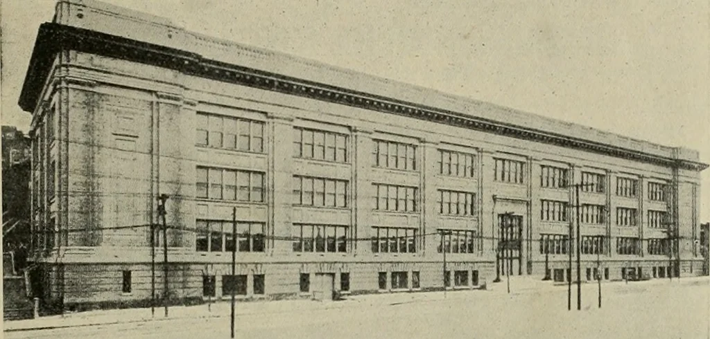 An illustration from The Architect & engineer of California and the Pacific Coast, 1905, leaf 154