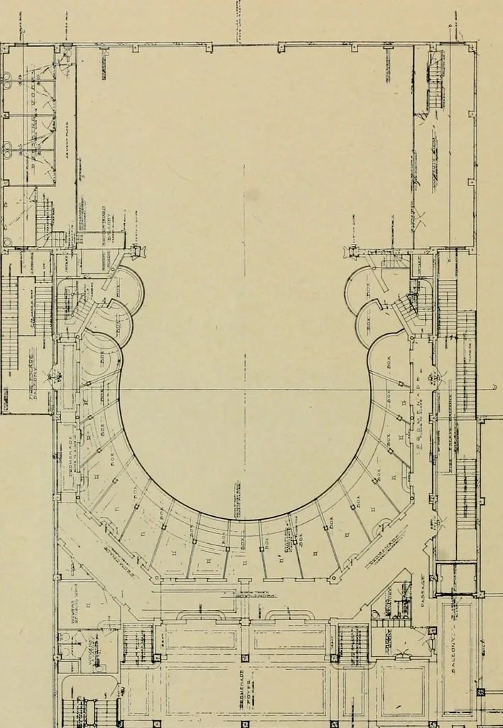 An illustration from The Architect & engineer of California and the Pacific Coast, 1905, leaf 231