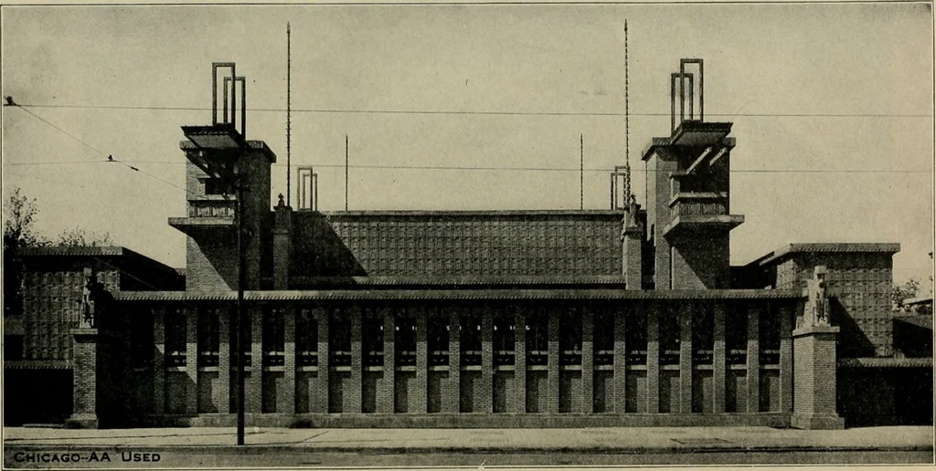 An illustration from The Architect & engineer of California and the Pacific Coast, 1905, leaf 247