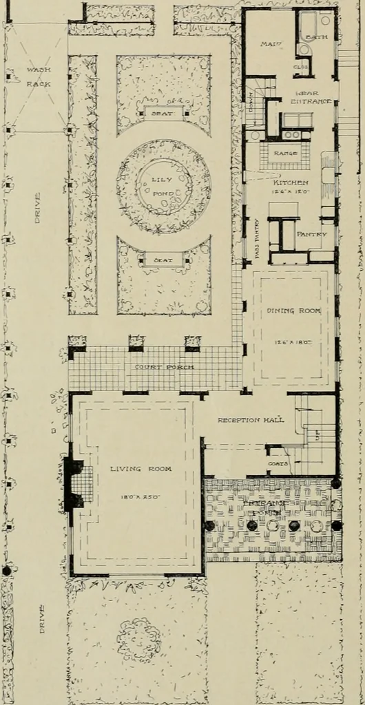 An illustration from The Architect & engineer of California and the Pacific Coast, 1905, leaf 263