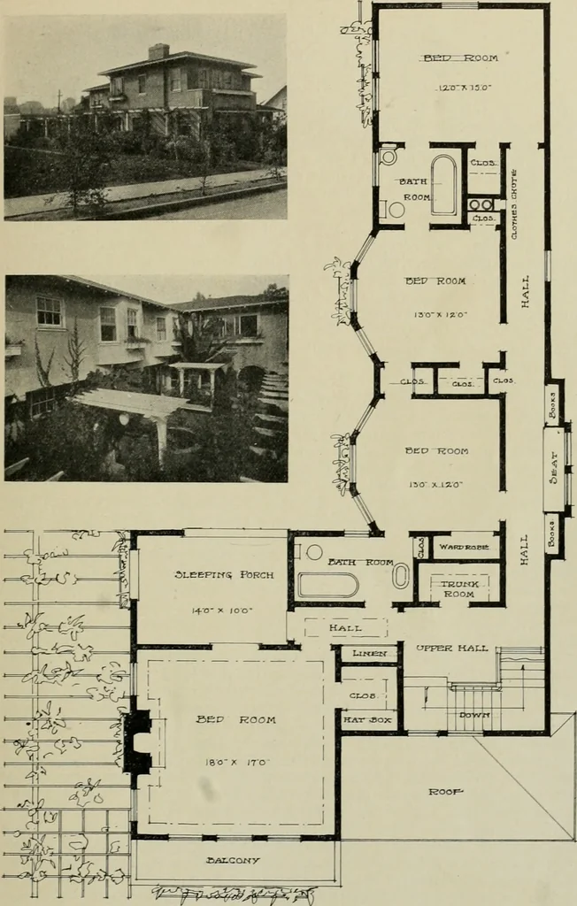 An illustration from The Architect & engineer of California and the Pacific Coast, 1905, leaf 264