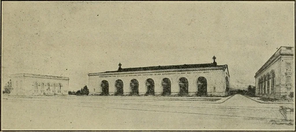 An illustration from The Architect & engineer of California and the Pacific Coast, 1905, leaf 330