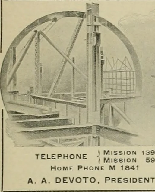 An illustration from The Architect & engineer of California and the Pacific Coast, 1905, leaf 360