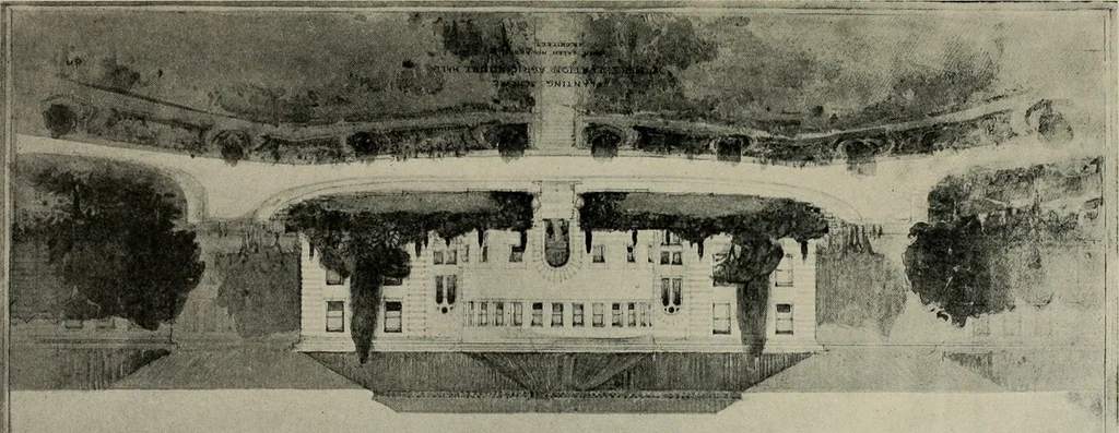 An illustration from The Architect & engineer of California and the Pacific Coast, 1905, leaf 65