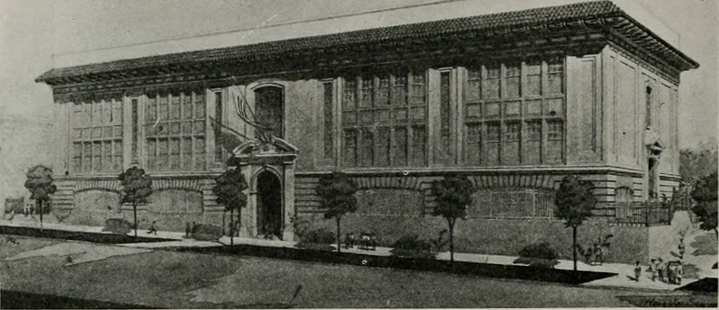 An illustration from The Architect & engineer of California and the Pacific Coast, 1905, leaf 187