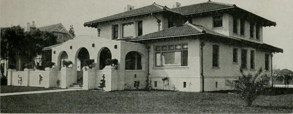 An illustration from The Architect & engineer of California and the Pacific Coast, 1905, leaf 198