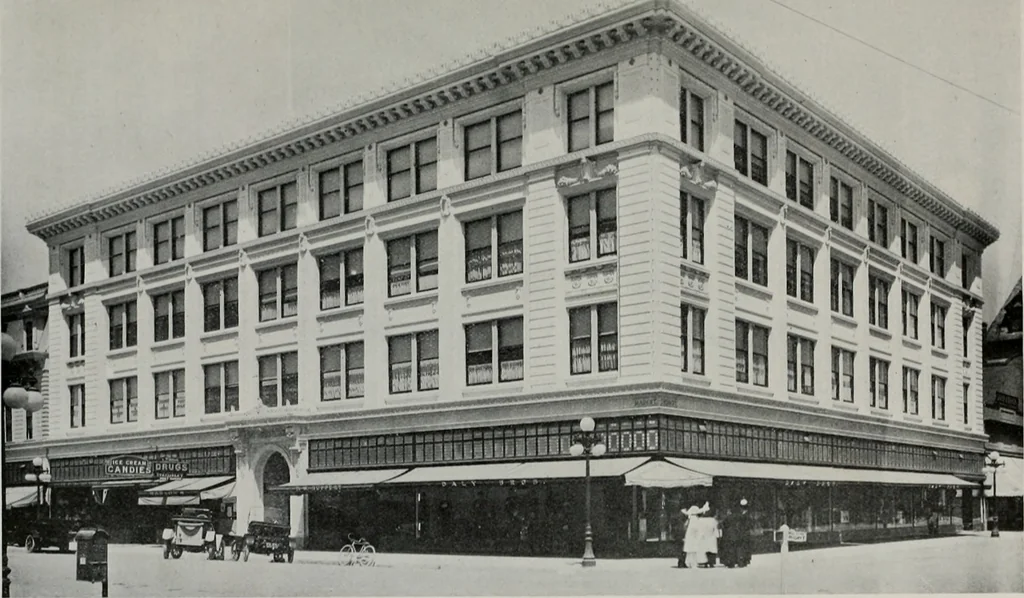 An illustration from The Architect & engineer of California and the Pacific Coast, 1905, leaf 209