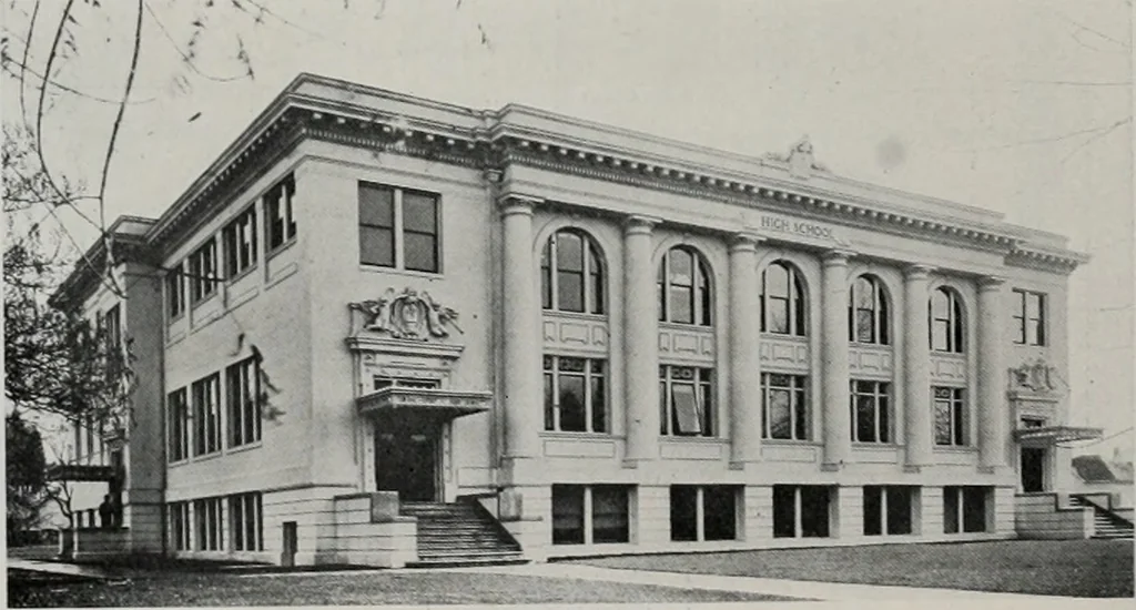 An illustration from The Architect & engineer of California and the Pacific Coast, 1905, leaf 232