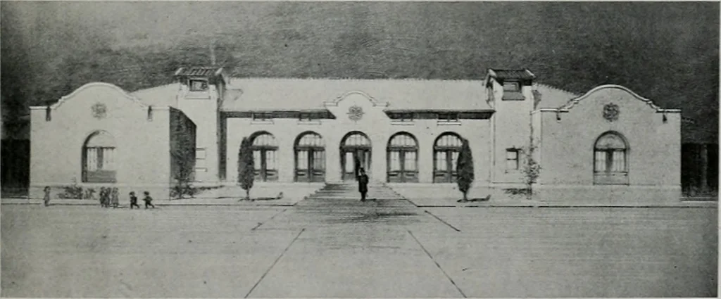 An illustration from The Architect & engineer of California and the Pacific Coast, 1905, leaf 235