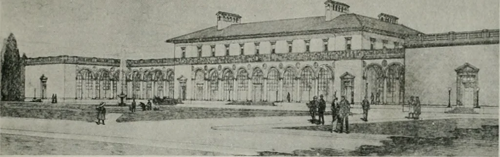 An illustration from The Architect & engineer of California and the Pacific Coast, 1905, leaf 275