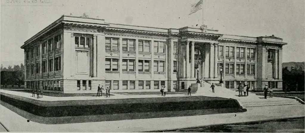 An illustration from The Architect & engineer of California and the Pacific Coast, 1905, leaf 322