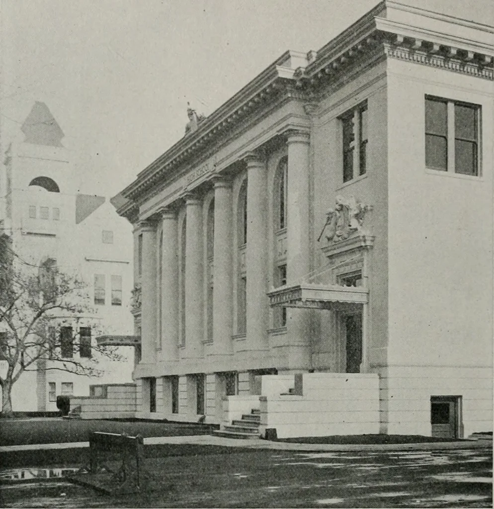 An illustration from The Architect & engineer of California and the Pacific Coast, 1905, leaf 326