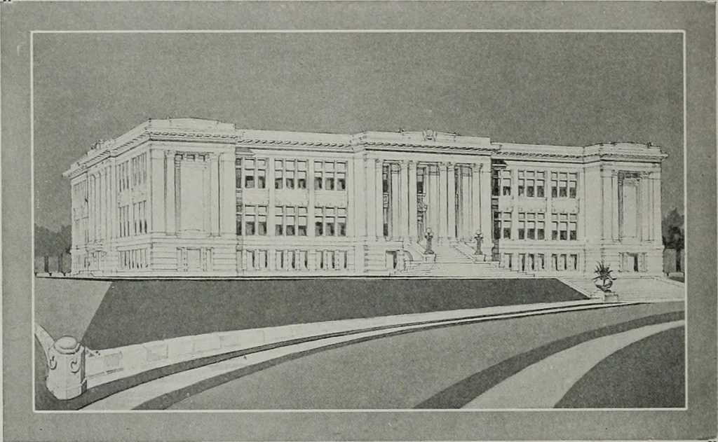 An illustration from The Architect & engineer of California and the Pacific Coast, 1905, leaf 328