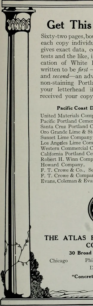 An illustration from The Architect & engineer of California and the Pacific Coast, 1905, leaf 339
