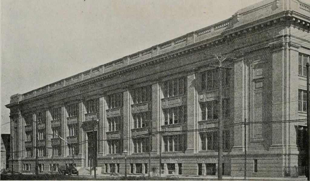 An illustration from The Architect & engineer of California and the Pacific Coast, 1905, leaf 356