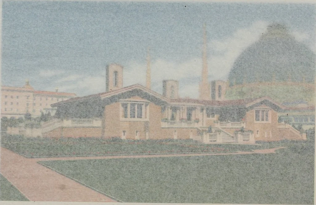 An illustration from The Architect & engineer of California and the Pacific Coast, 1905, leaf 377