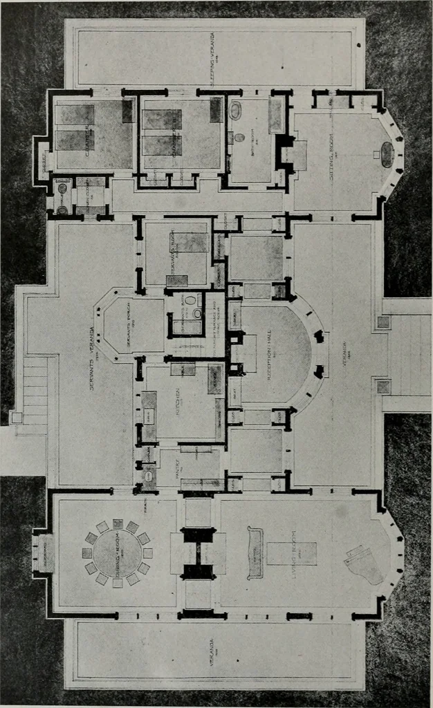 An illustration from The Architect & engineer of California and the Pacific Coast, 1905, leaf 381