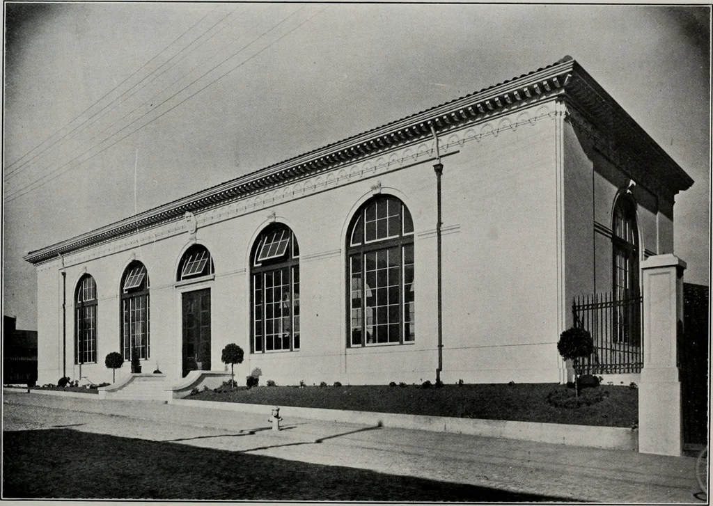 An illustration from The Architect & engineer of California and the Pacific Coast, 1905, leaf 393