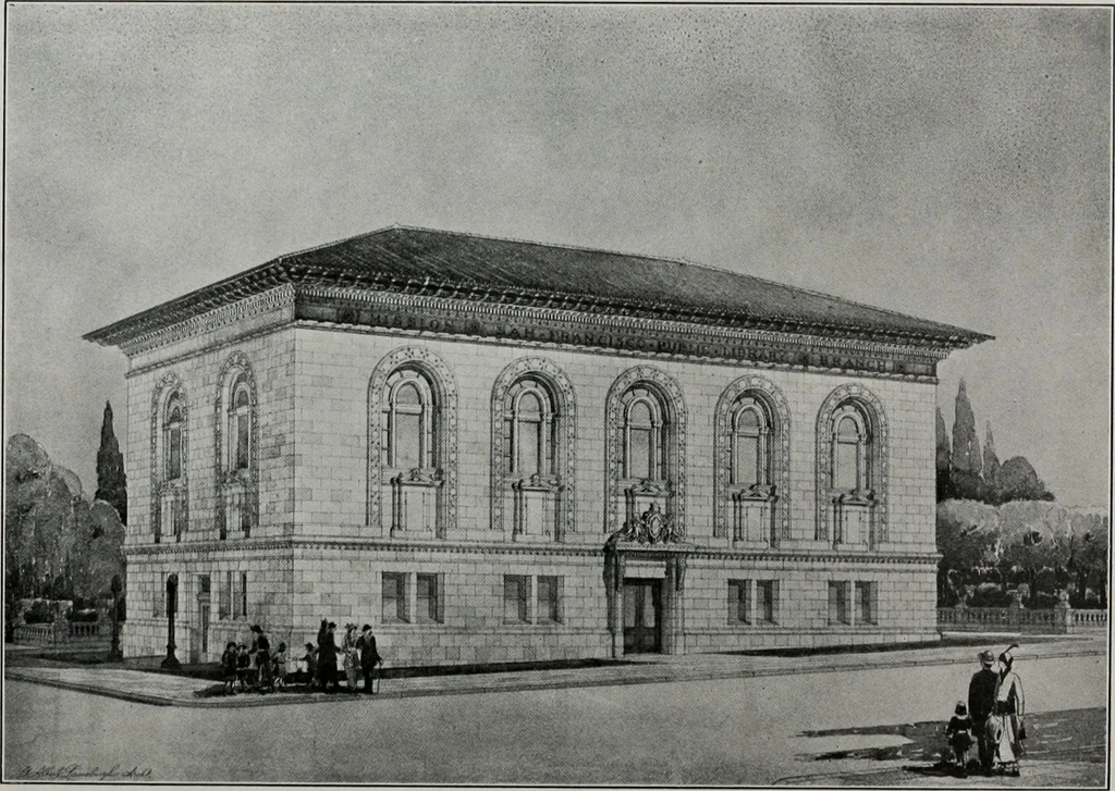 An illustration from The Architect & engineer of California and the Pacific Coast, 1905, leaf 395