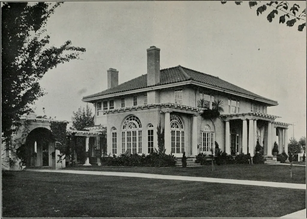 An illustration from The Architect & engineer of California and the Pacific Coast, 1905, leaf 396