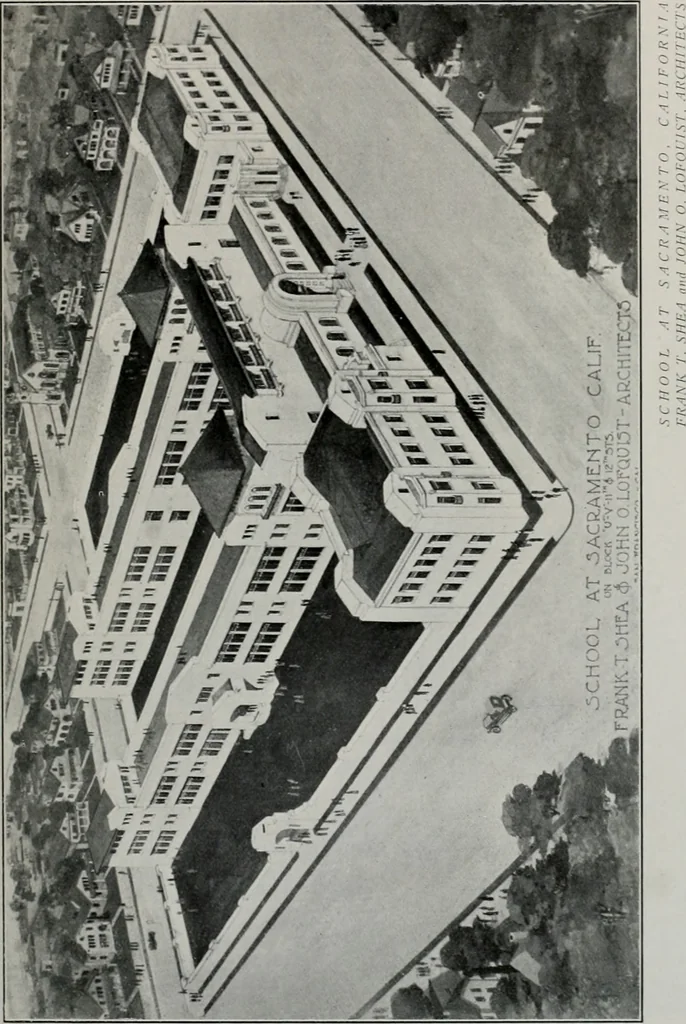 An illustration from The Architect & engineer of California and the Pacific Coast, 1905, leaf 400