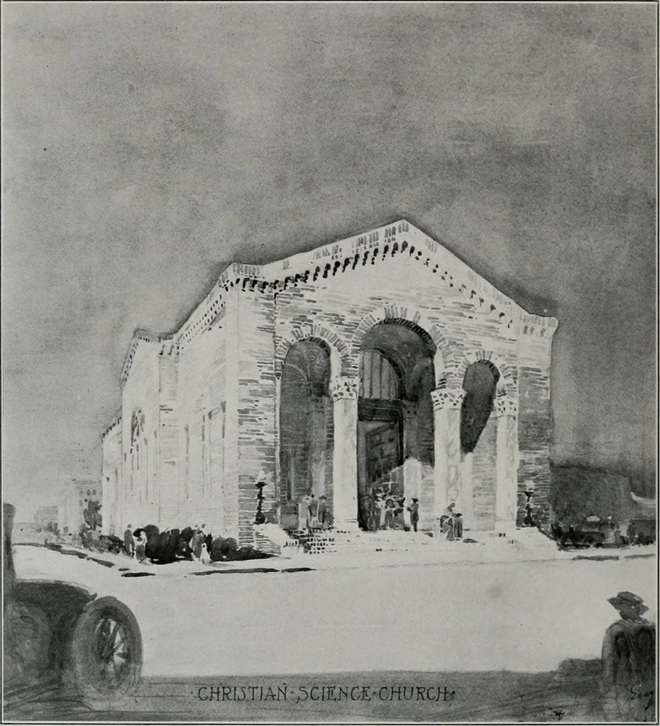 An illustration from The Architect & engineer of California and the Pacific Coast, 1905, leaf 405
