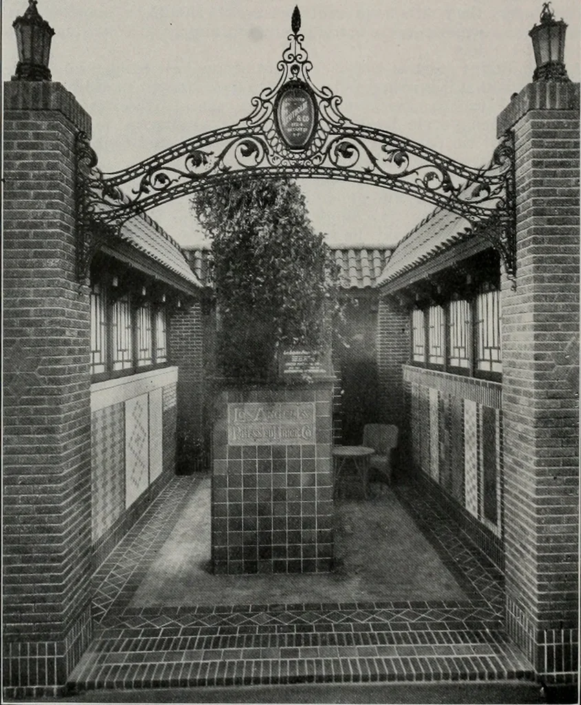 An illustration from The Architect & engineer of California and the Pacific Coast, 1905, leaf 421