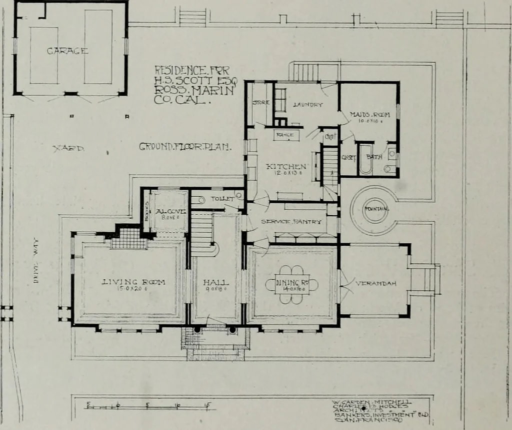 An illustration from The Architect & engineer of California and the Pacific Coast, 1905, leaf 441