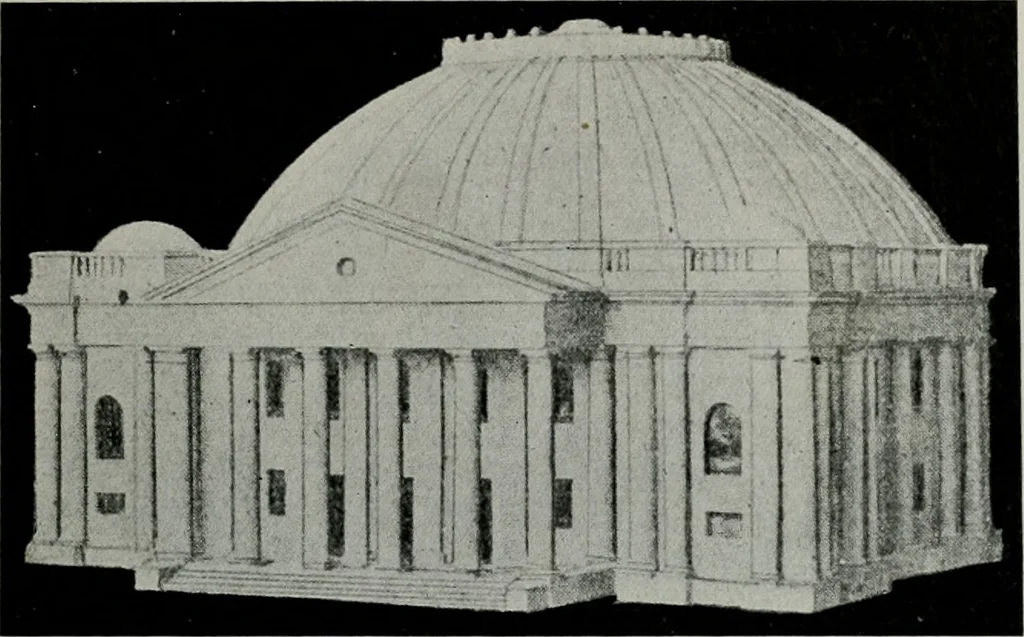 An illustration from The Architect & engineer of California and the Pacific Coast, 1905, leaf 450