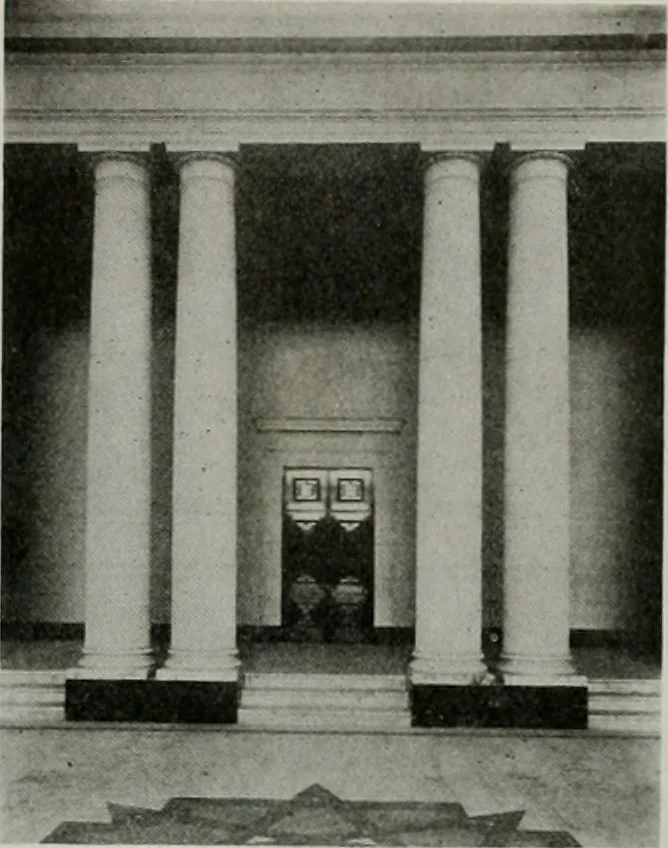 An illustration from The Architect & engineer of California and the Pacific Coast, 1905, leaf 484