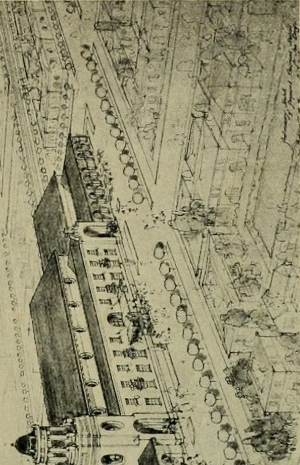 An illustration from The Architect & engineer of California and the Pacific Coast, 1905, leaf 52