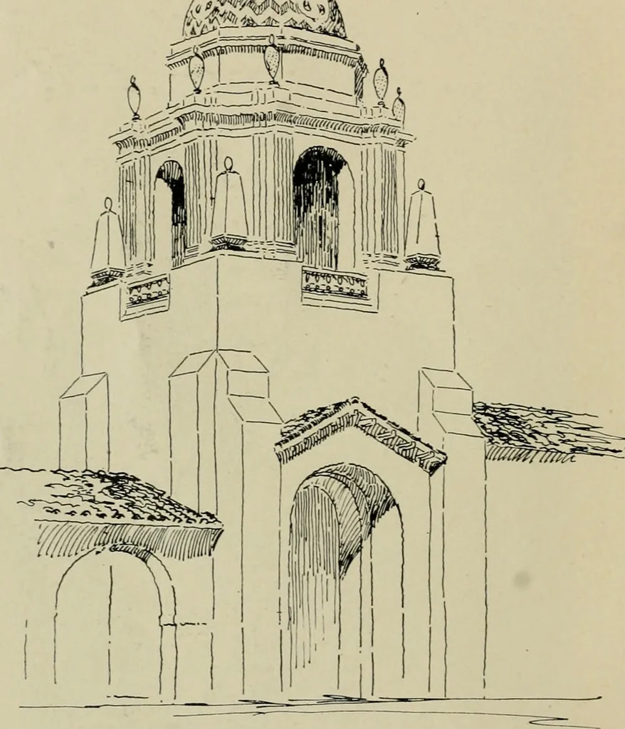 An illustration from The Architect & engineer of California and the Pacific Coast, 1905, leaf 53