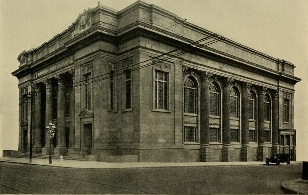 An illustration from The Architect & engineer of California and the Pacific Coast, 1905, leaf 59