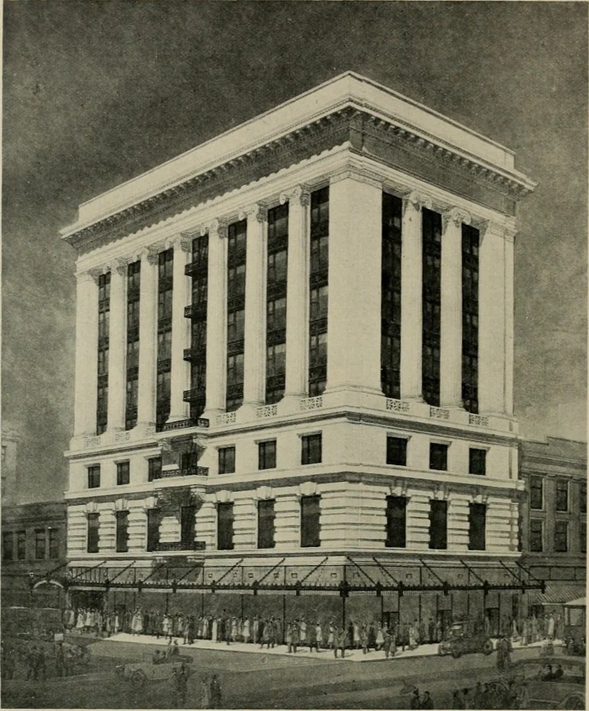 An illustration from The Architect & engineer of California and the Pacific Coast, 1905, leaf 63