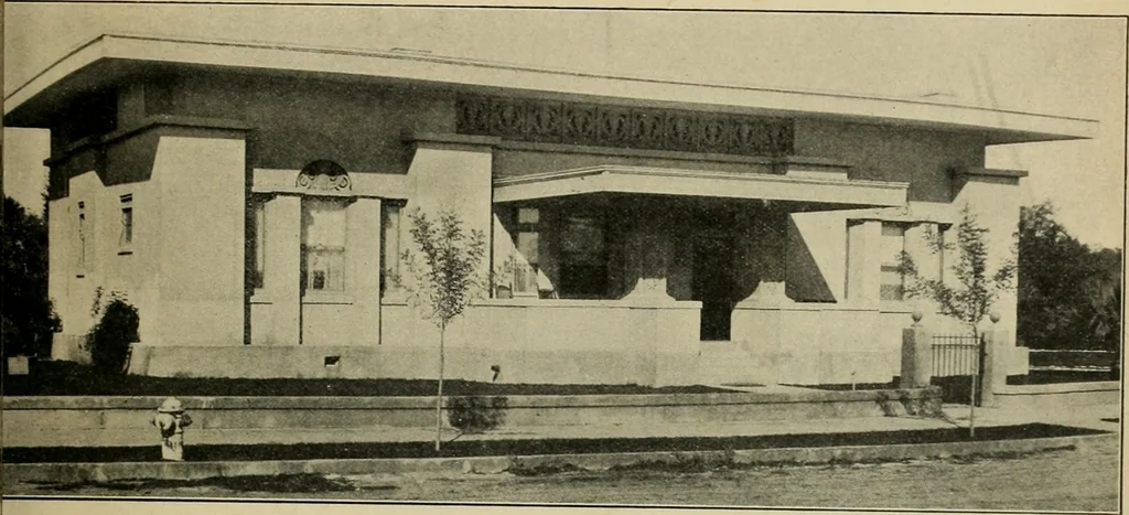 An illustration from The Architect & engineer of California and the Pacific Coast, 1905, leaf 86