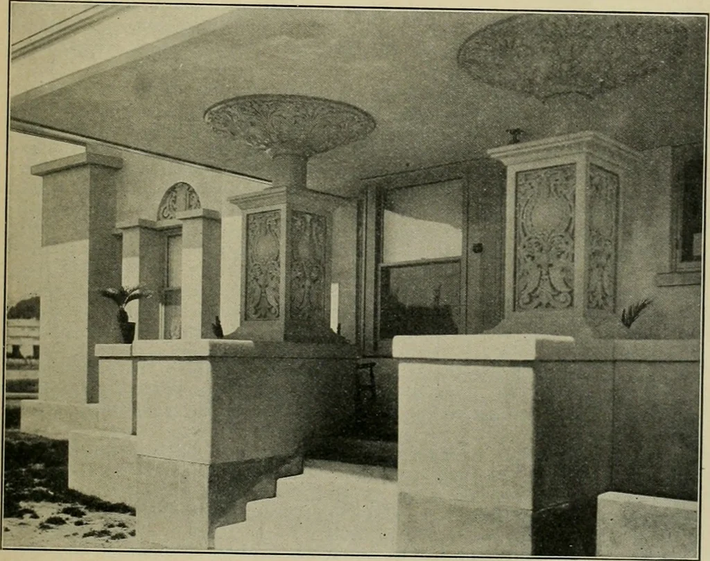 An illustration from The Architect & engineer of California and the Pacific Coast, 1905, leaf 86