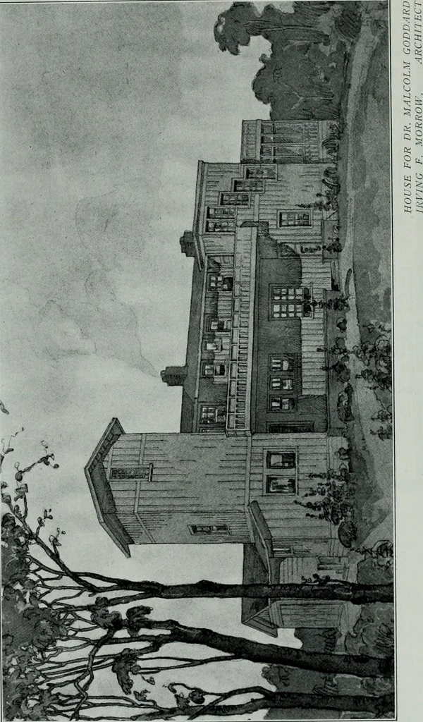 An illustration from The Architect & engineer of California and the Pacific Coast, 1905, leaf 101
