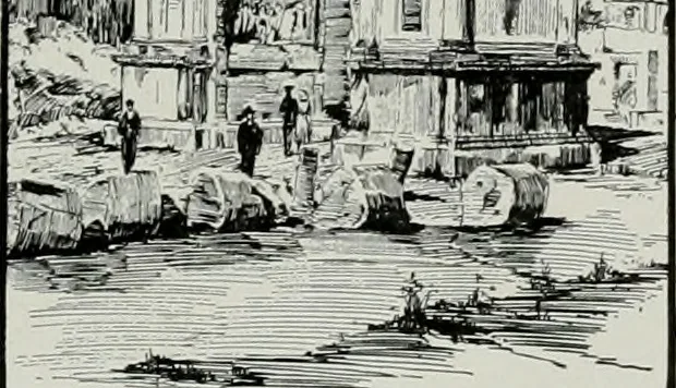 An illustration from The Architect & engineer of California and the Pacific Coast, 1905, leaf 102
