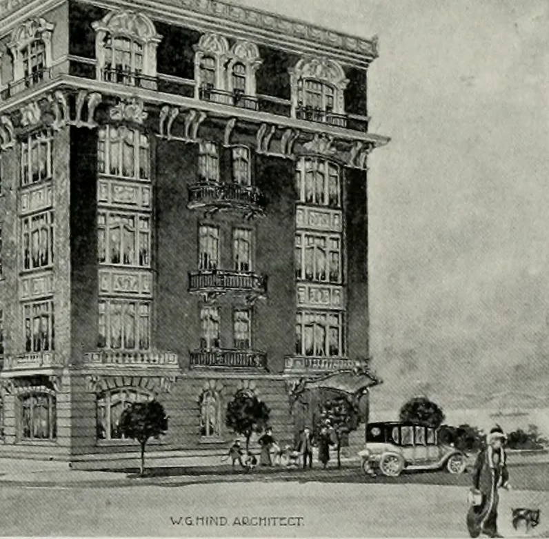 An illustration from The Architect & engineer of California and the Pacific Coast, 1905, leaf 106
