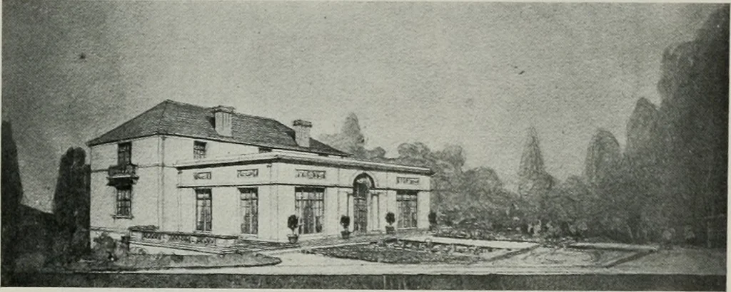 An illustration from The Architect & engineer of California and the Pacific Coast, 1905, leaf 204