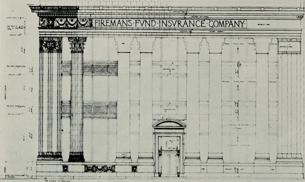 An illustration from The Architect & engineer of California and the Pacific Coast, 1905, leaf 208