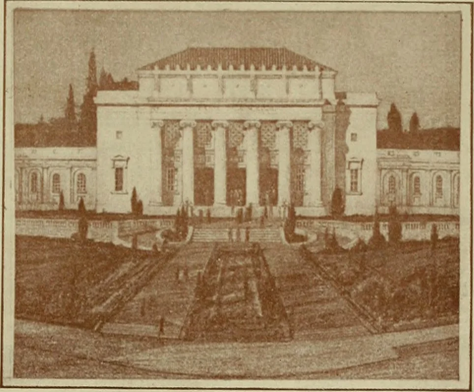 An illustration from The Architect & engineer of California and the Pacific Coast, 1905, leaf 322
