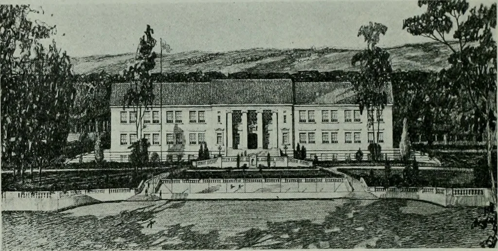 An illustration from The Architect & engineer of California and the Pacific Coast, 1905, leaf 347
