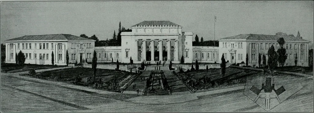 An illustration from The Architect & engineer of California and the Pacific Coast, 1905, leaf 379