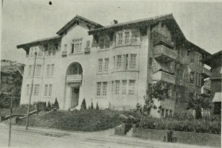An illustration from The Architect & engineer of California and the Pacific Coast, 1905, leaf 464
