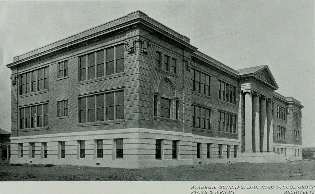 An illustration from The Architect & engineer of California and the Pacific Coast, 1905, leaf 53
