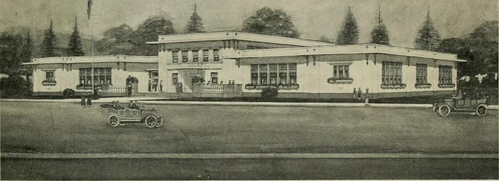 An illustration from The Architect & engineer of California and the Pacific Coast, 1905, leaf 6