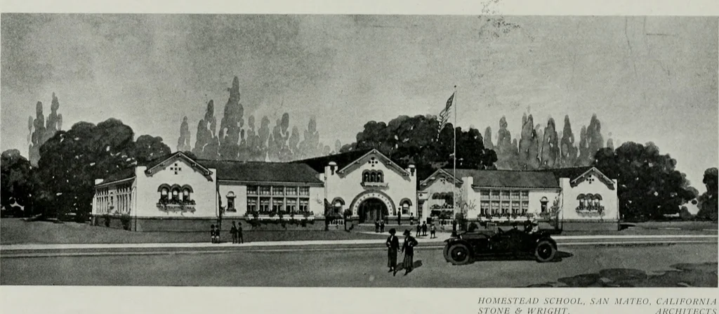 An illustration from The Architect & engineer of California and the Pacific Coast, 1905, leaf 60