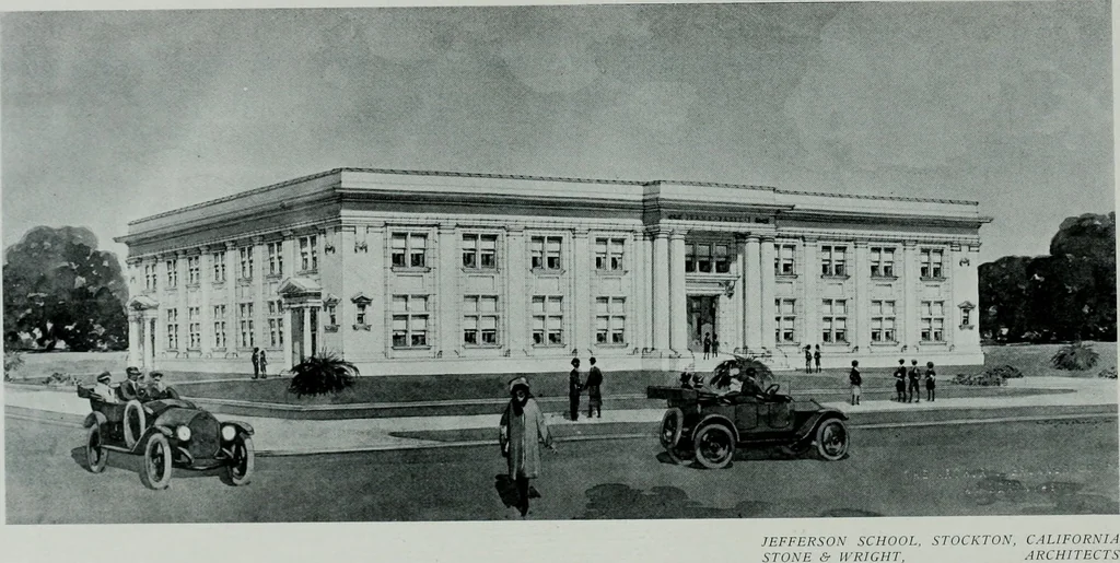 An illustration from The Architect & engineer of California and the Pacific Coast, 1905, leaf 61